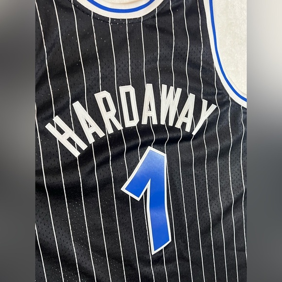 Mitchell & Ness Black and Blue Orlando Jersey - Picture 7 of 9